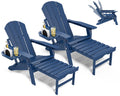 Adjustable Adirondack Chair Set of 2 with Ottoman B91994