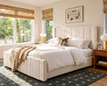 Full Size Velvet Headboard Bed Frame K978