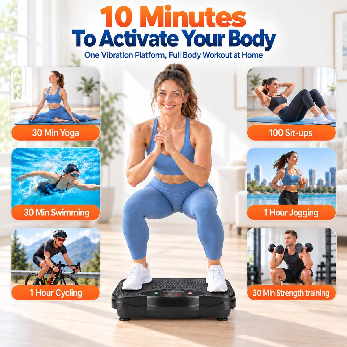 Vibration Plate Exercise Machine H5381
