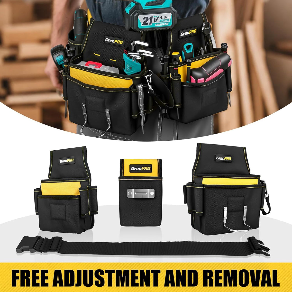 Magnetic 29 Pocket Tool Belt Y335567