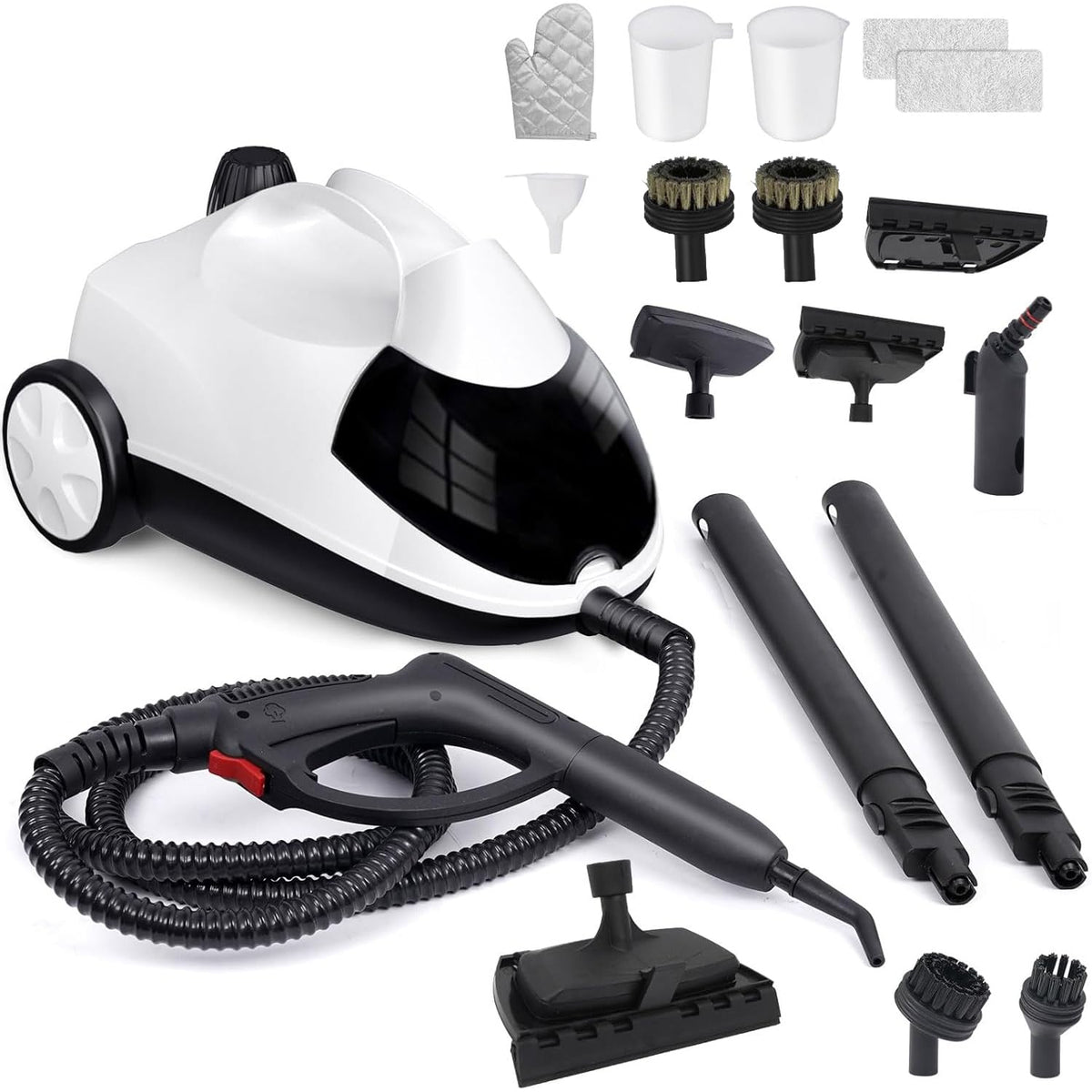 1.5L 6-in-1 Steam Cleaner with 8 Accessories L28563