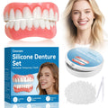 Silicone Denture Set Upper Lower Full Teeth D9758
