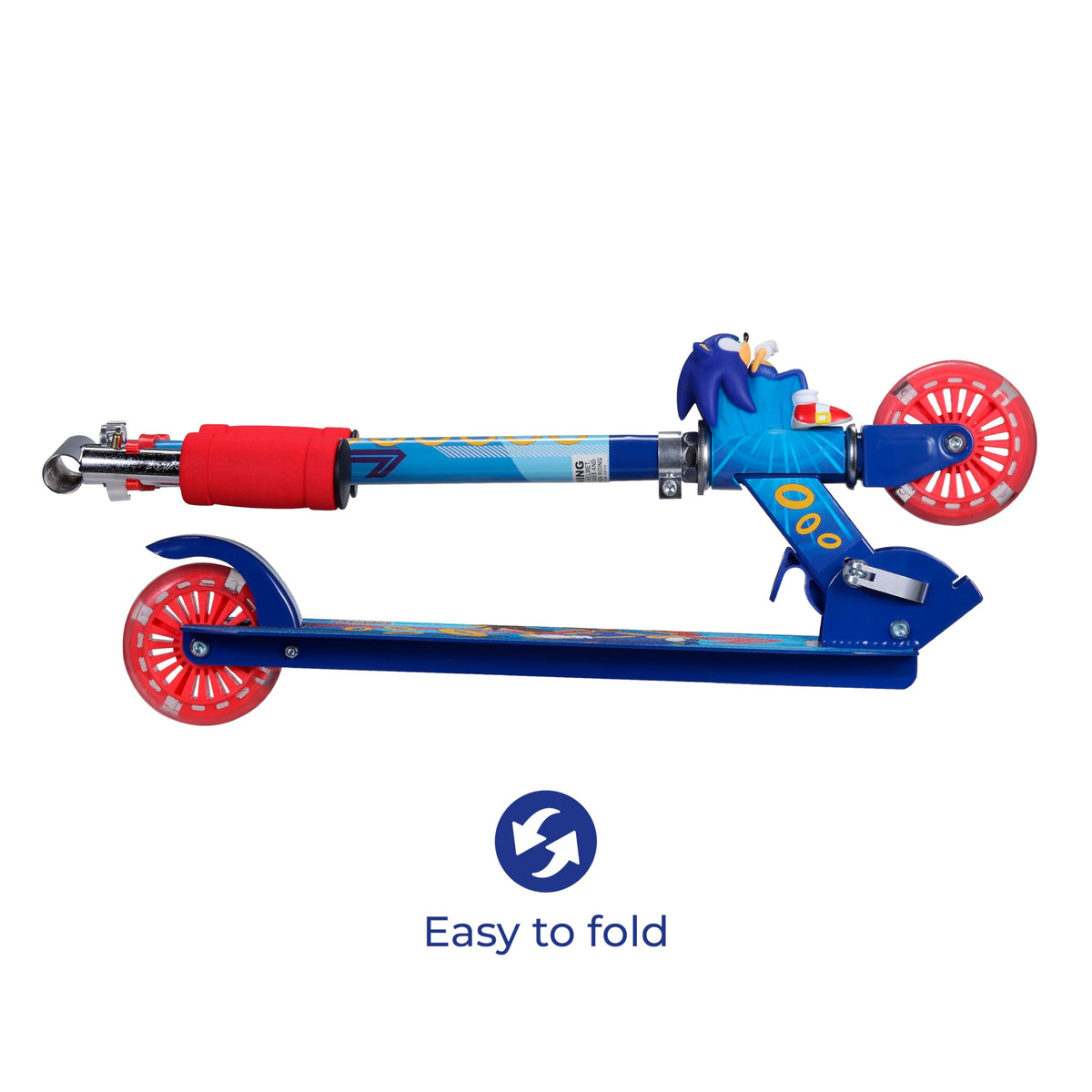 2 Wheel Foldable Kids Kick Scooter with LED Wheels O409