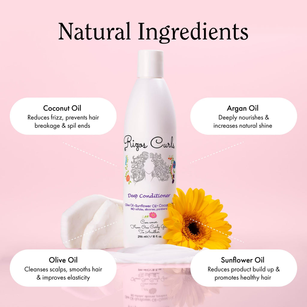 Deep Conditioner with Coconut Oil, Sunflower Oil & Shea Butter, 10 oz P3420