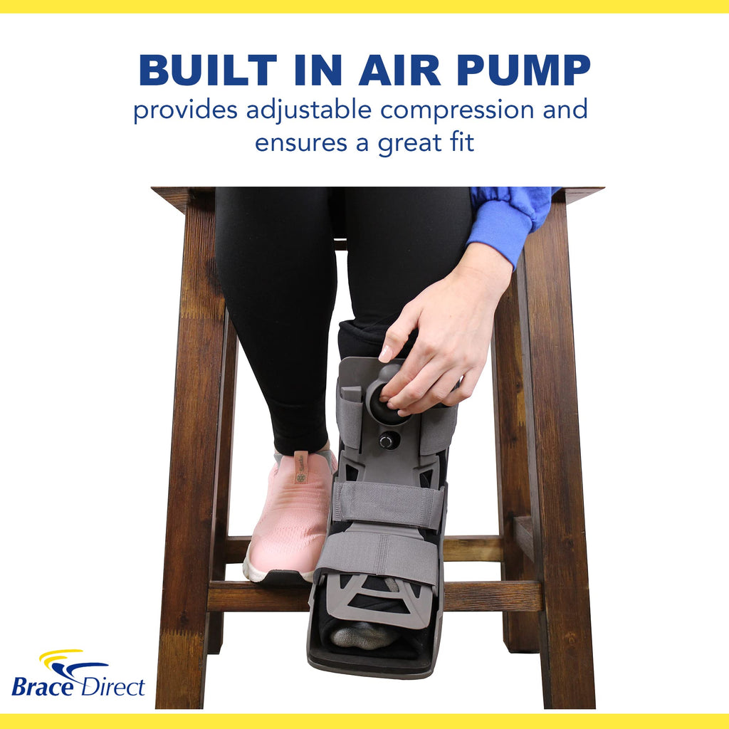 Short Full Shell Walking Boot with Air Pump Small A3936