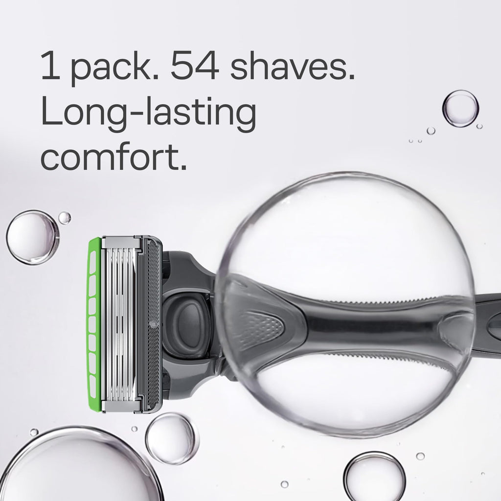 Sensitive 5-Blade Razors with 1 Handle & 3 Refills V44484