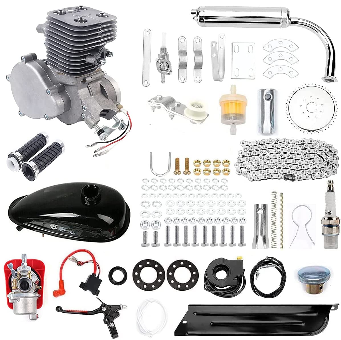 100cc 2 Stroke Air-Cooling Bicycle Engine Kit A963
