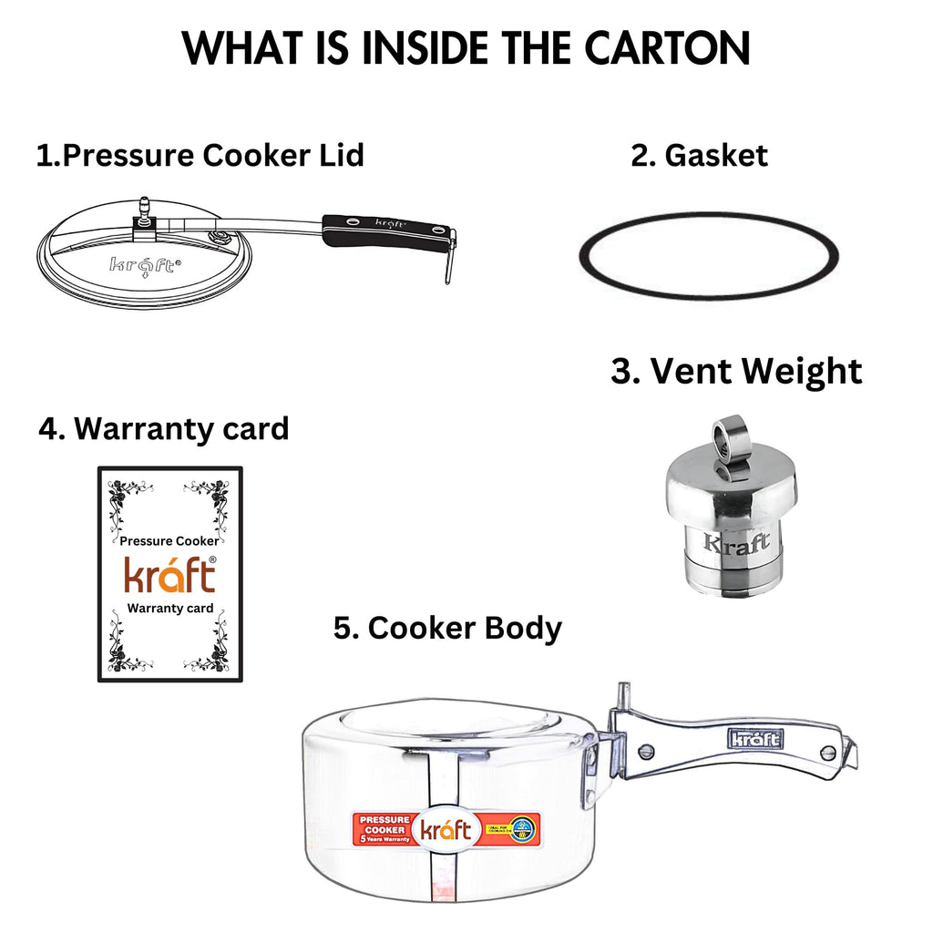 2-Liter Aluminum Pressure Cooker I6714