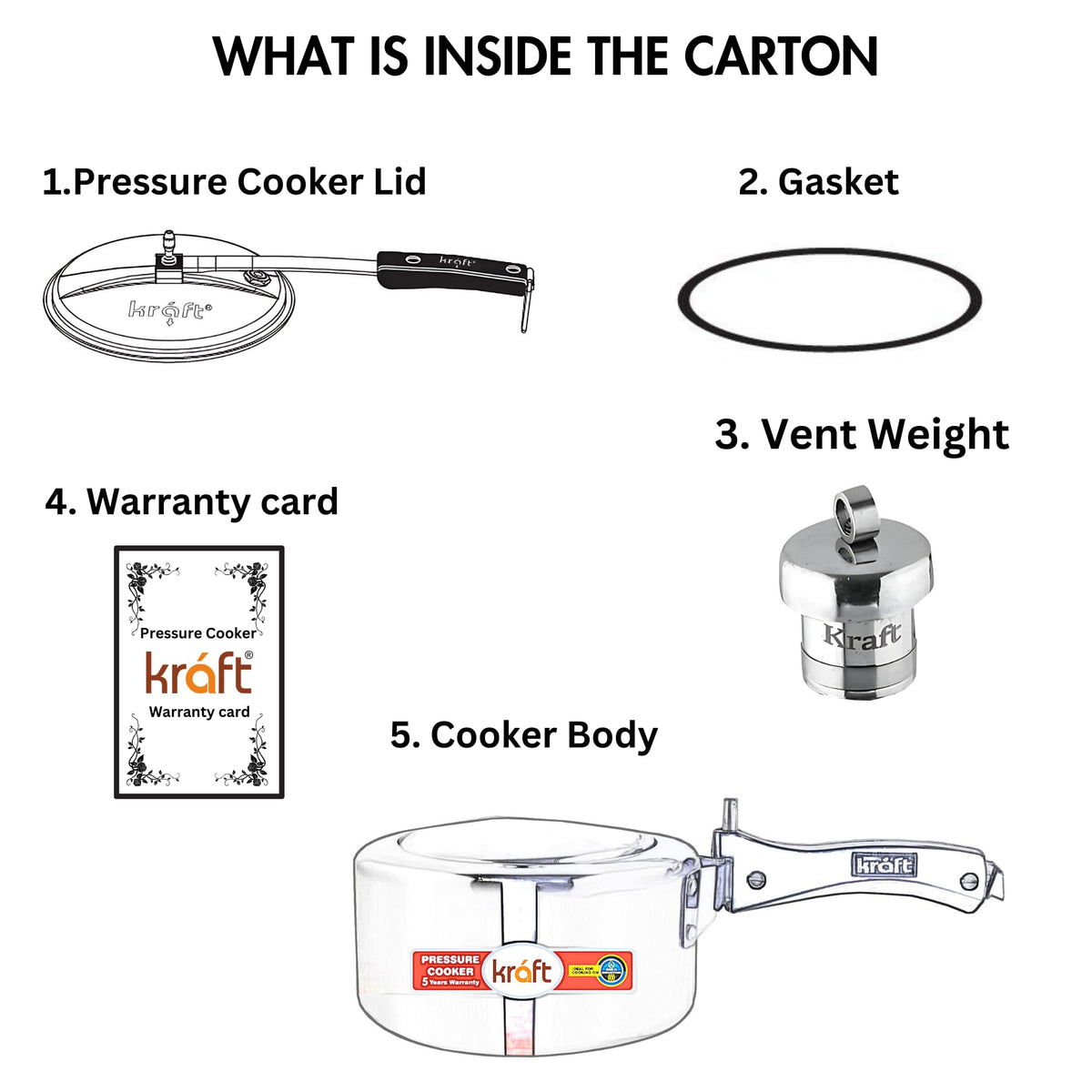2-Liter Aluminum Pressure Cooker I6714
