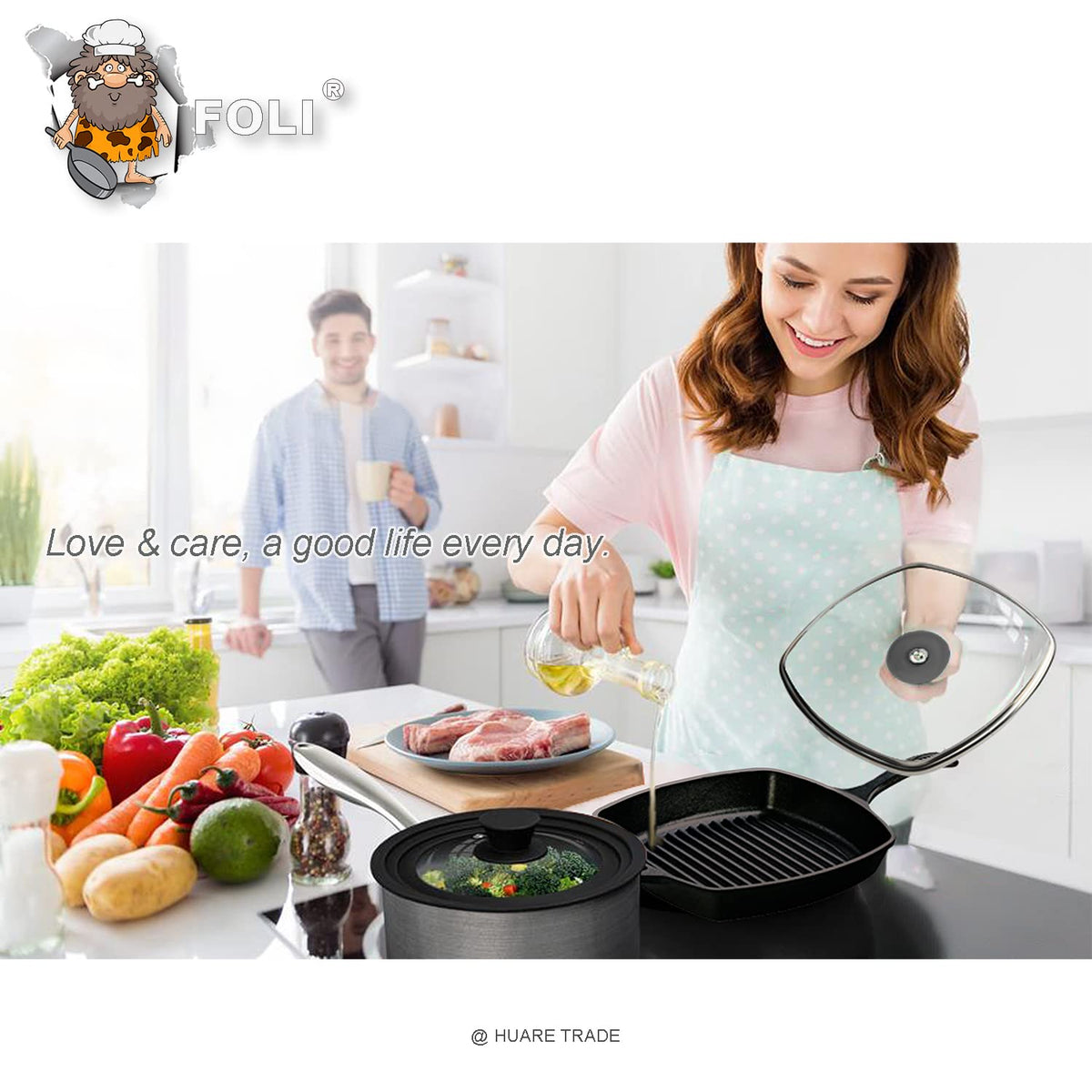 10.5" Vented Square Glass Lid M43905