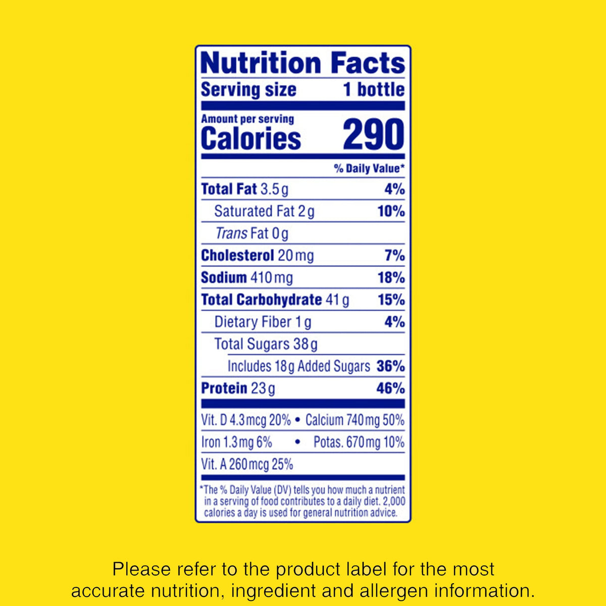 Chocolate Milk Drink 14 Fl Oz E8872