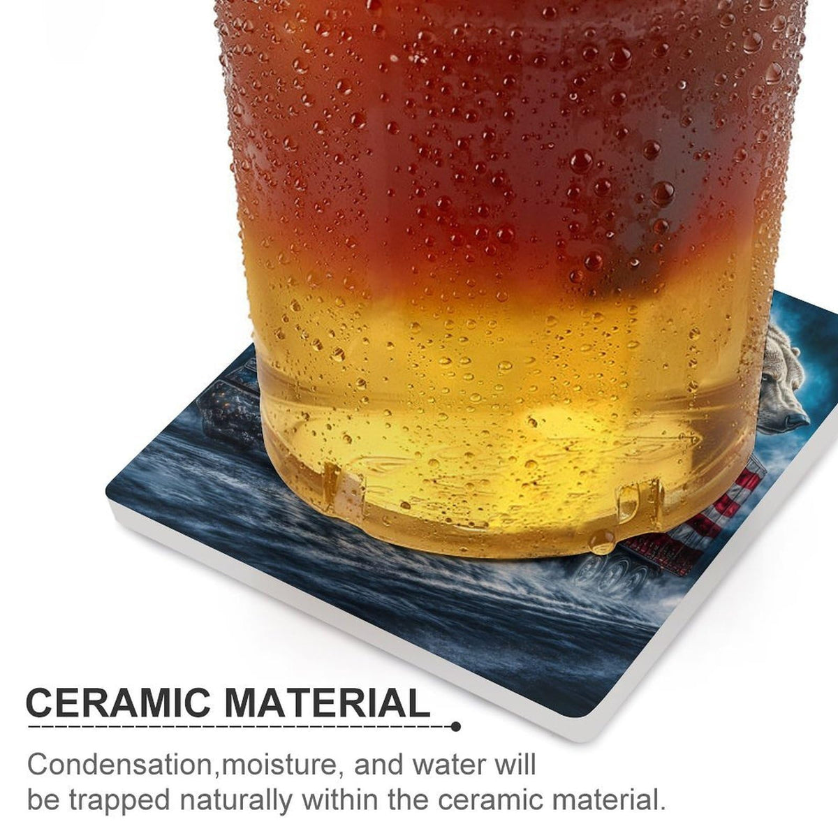 Ceramic Coasters Set D65541