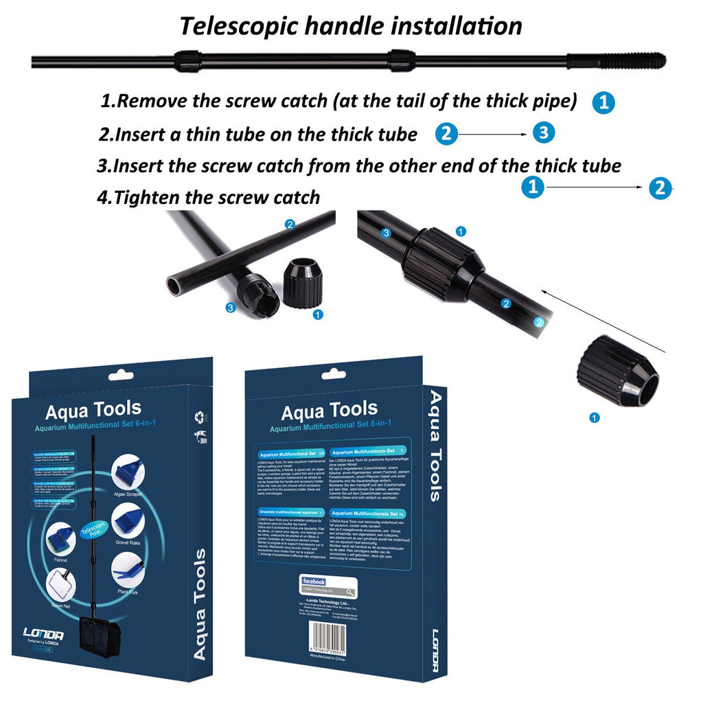 Aquarium Cleaning Tool Set U5052
