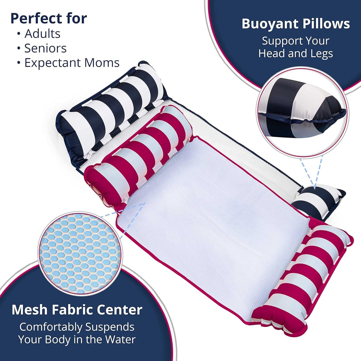 4-in-1 Hammock Pool Float O277