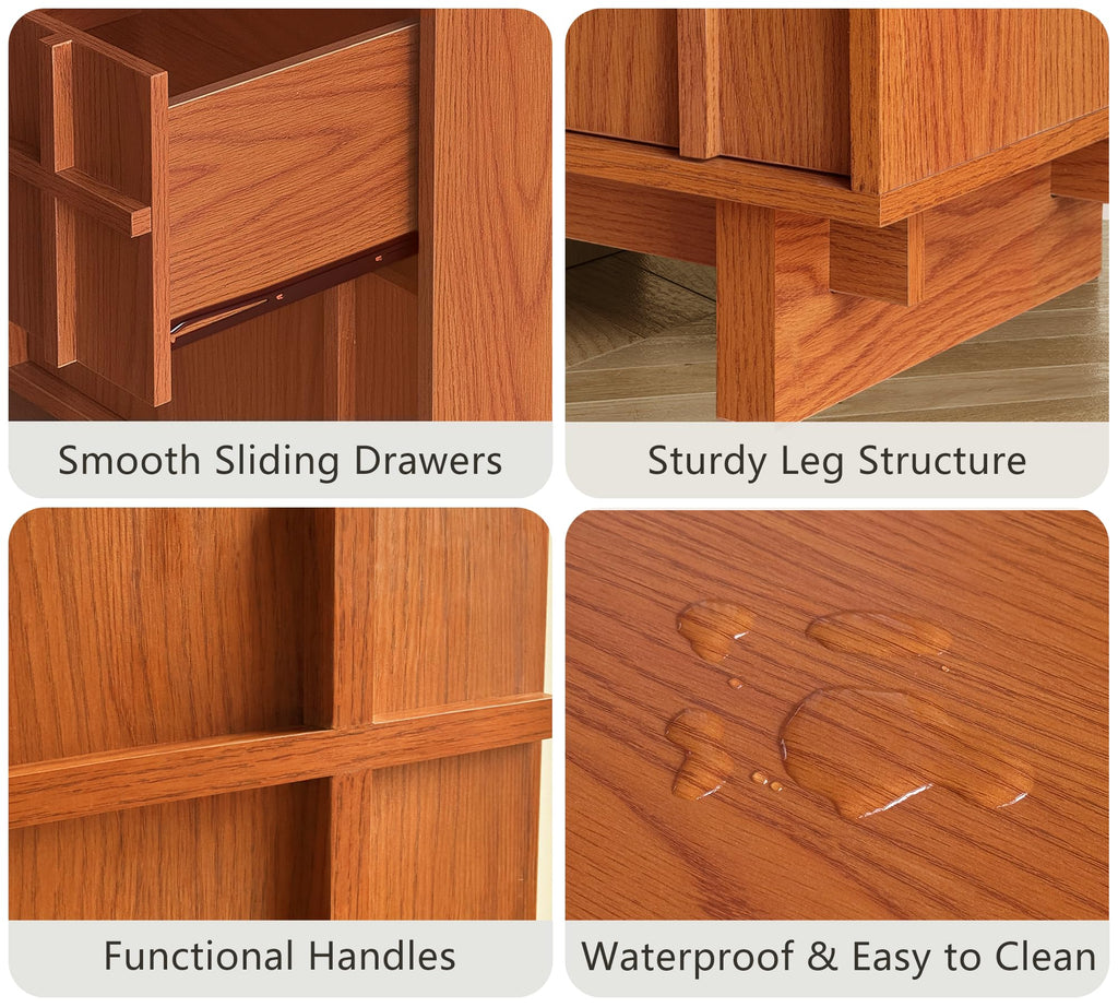 Mid Century Modern Nightstand V76879