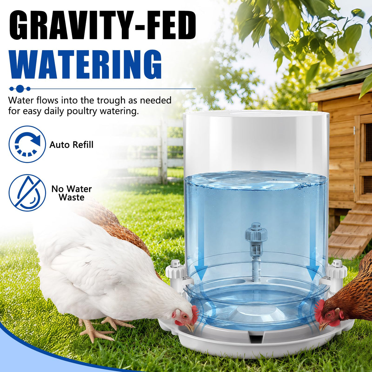 Chicken Waterer for 5 Gallon Bucket T8848