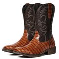 Cowboy Boots for Men Caiman Tail Print E55396