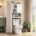Over the Toilet Storage Cabinet with Doors and Adjustable Shelves K868