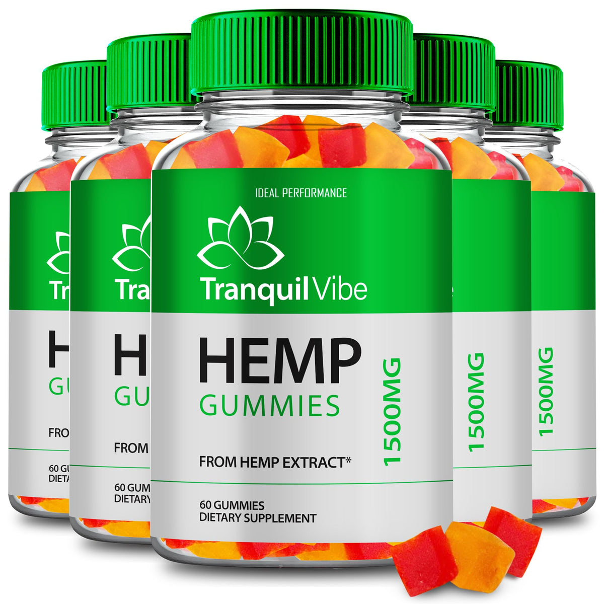 Maximum Strength All Natural Gummies (5 Pack) N68783