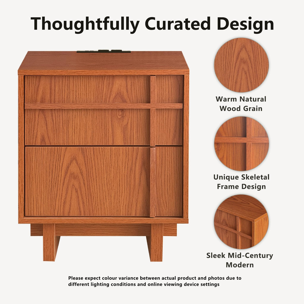 Mid Century Modern Nightstand V76879