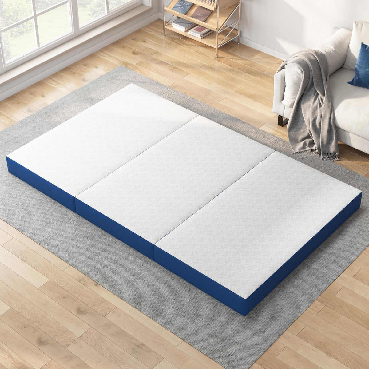 Queen 6 Inch Gel Memory Foam Trifold Mattress P409059