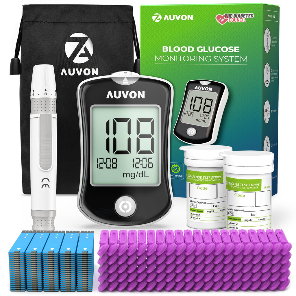 Blood Glucose Monitor Kit with 100 Strips D697132