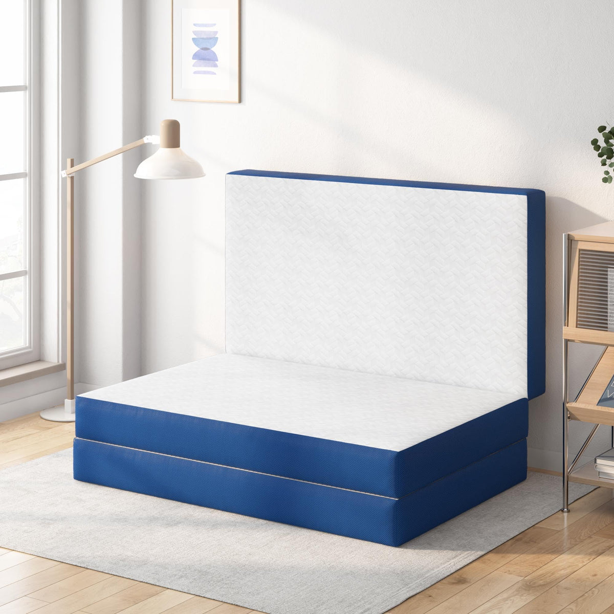 Queen 6 Inch Gel Memory Foam Trifold Mattress P409059