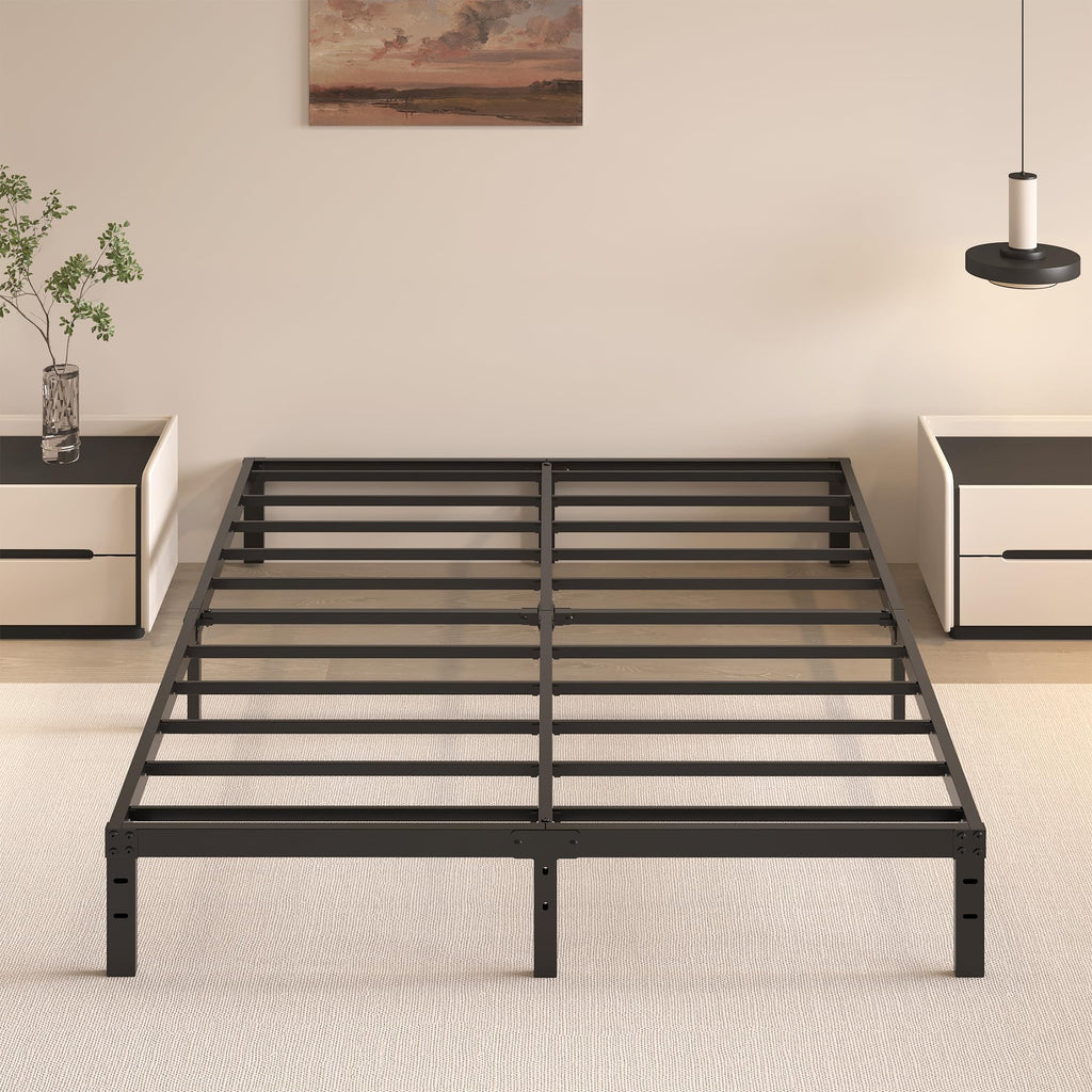 Queen Size Bed Frame No Box Spring Needed N809