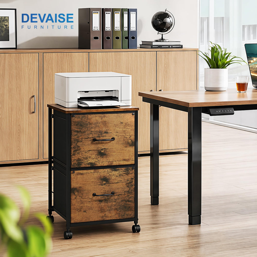 2 Drawer Mobile File Cabinet U501