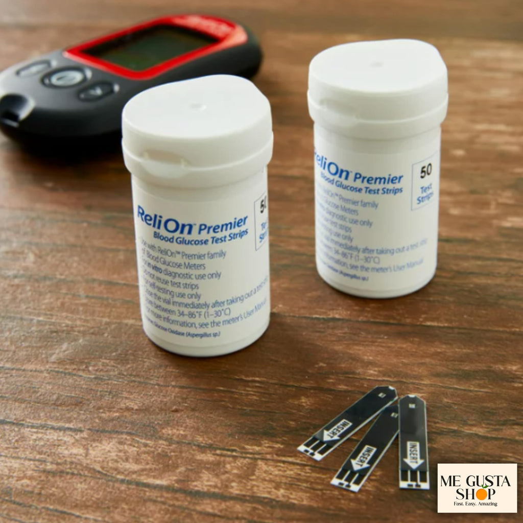 Blood Glucose Test Strips 100 Count with Lancets 100 Count Y8993