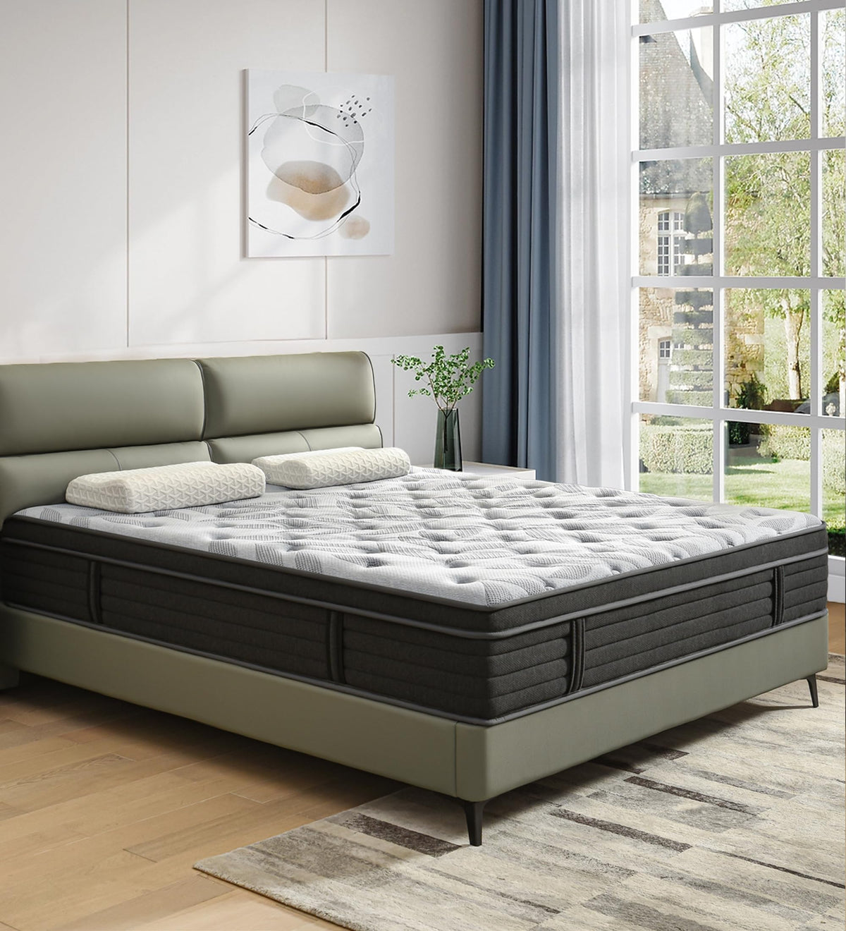 12 Inch Medium Firm Hybrid Mattress S9362