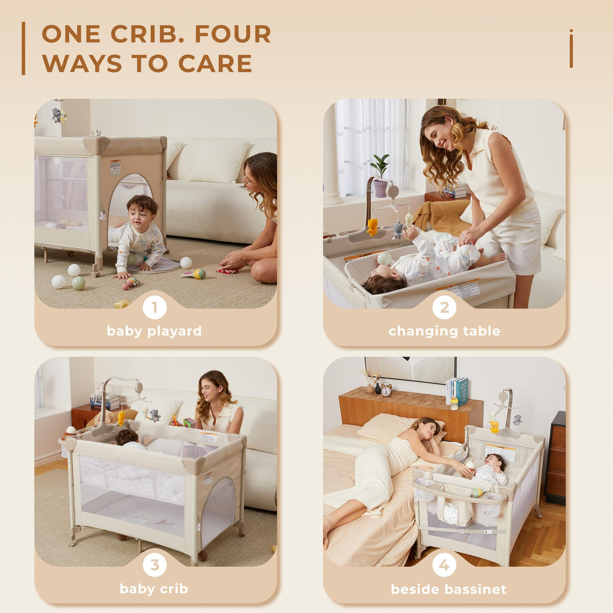 Pack and Play with Baby Bassinet K2312