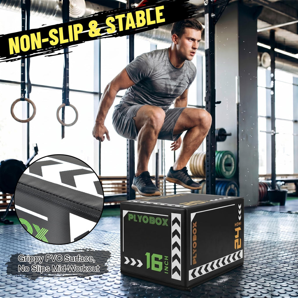 3-in-1 Foam Plyometric Jump Box B76921