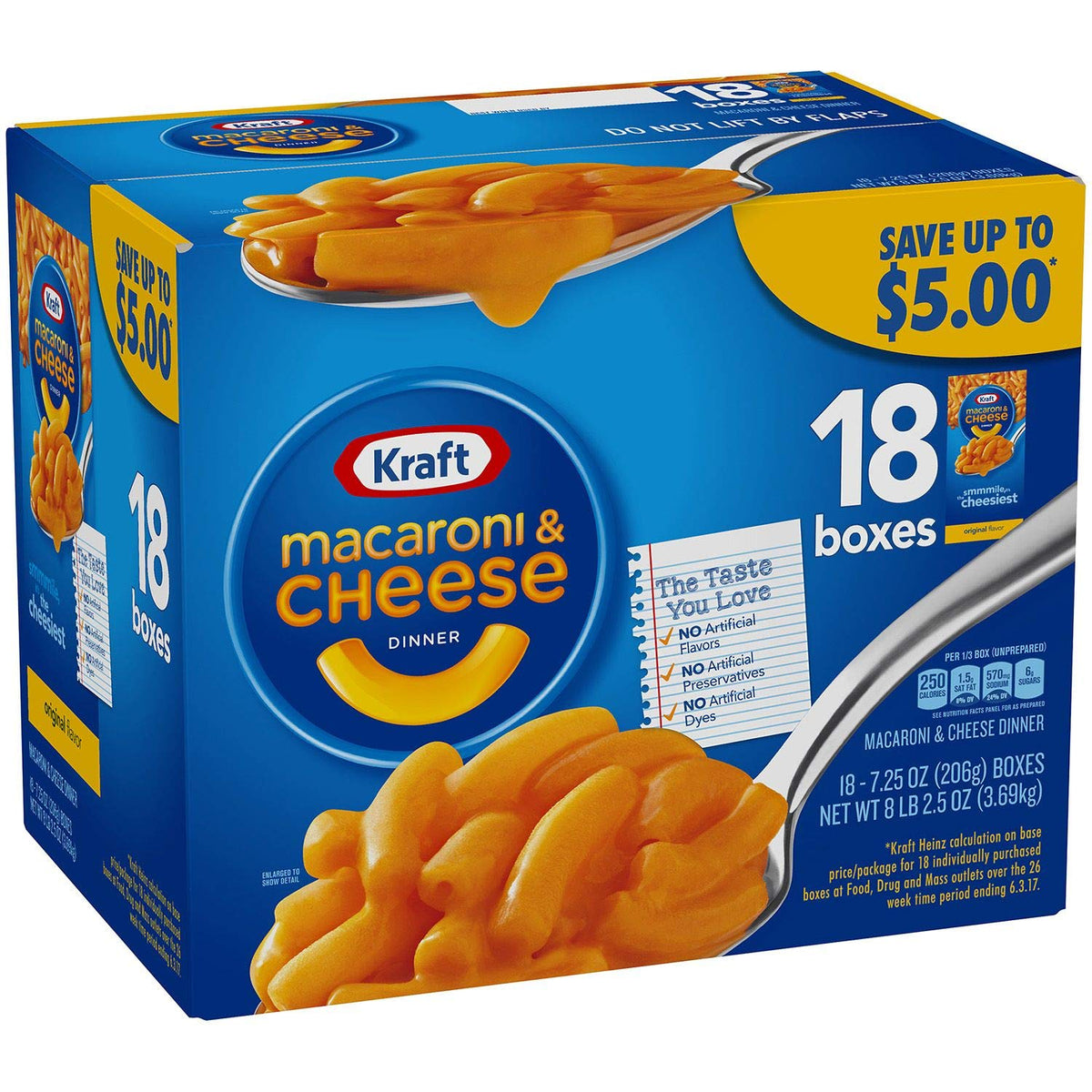 Macaroni & Cheese 7.25 oz 18 Boxes G460