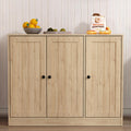 Buffet Cabinet with 3 Doors and Adjustable Shelf C7291