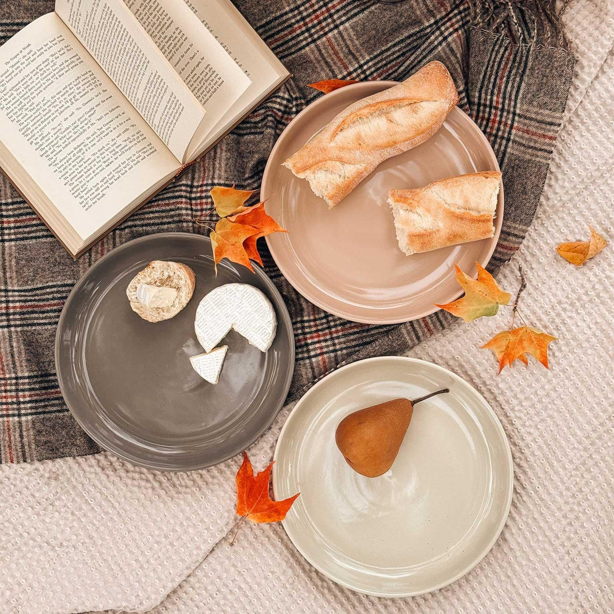 Ceramic Pasta Bowl Set of 4-35oz Microwave Safe D8081