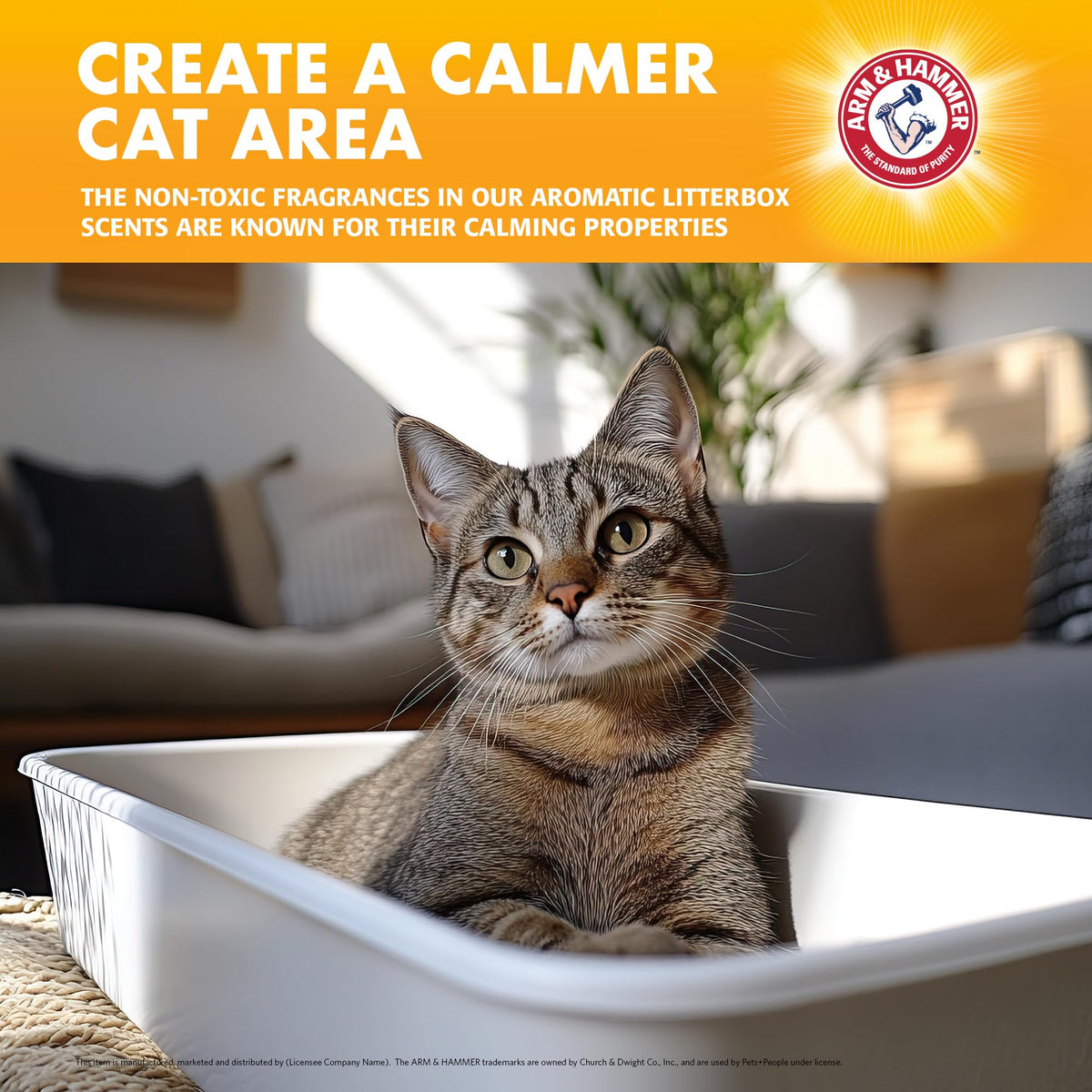 Calming Cat Litter Deodorizing Crystals Chamomile 15 Oz K189