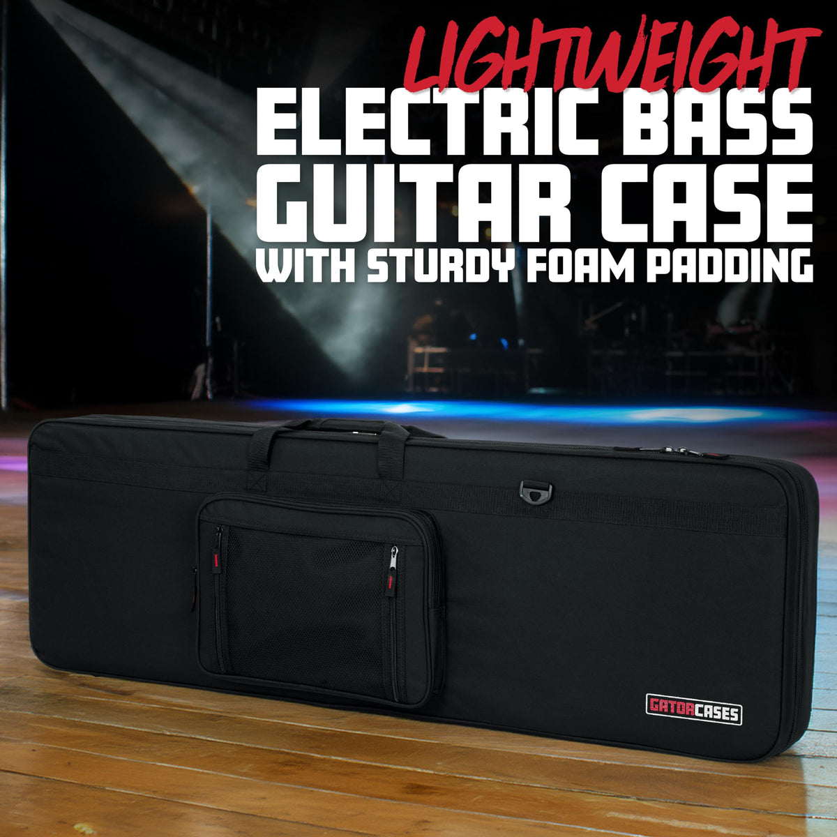 Lightweight Polyfoam Guitar Case for Electric Bass Guitars M2139
