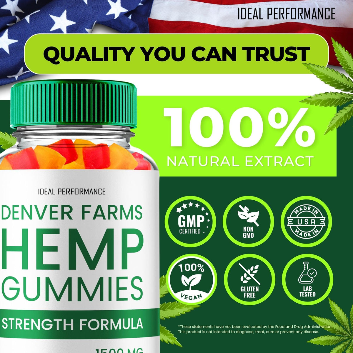 Hemp Gummies Maximum Strength All Natural 5 Pack T283136