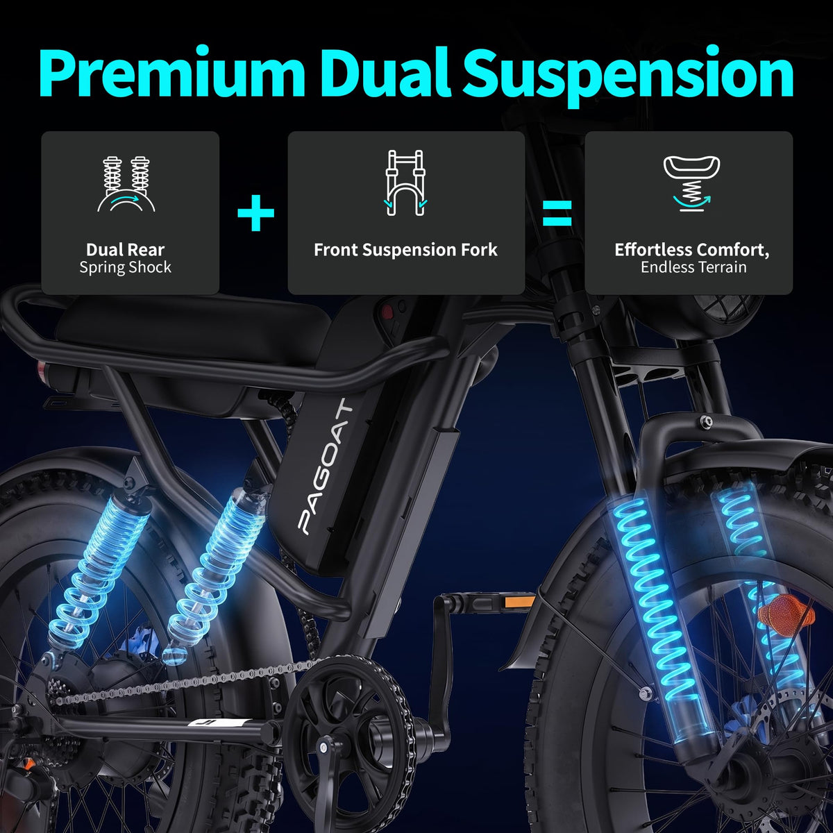 1500W Peak 20" x 4.0" Fat Tire Electric Bike J593364