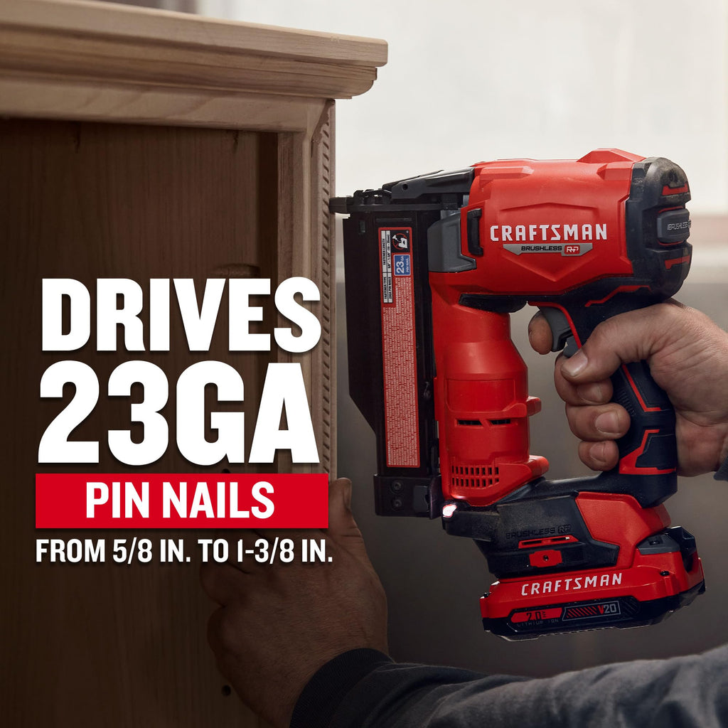 Cordless 23 Gauge Pin Nailer Kit C865