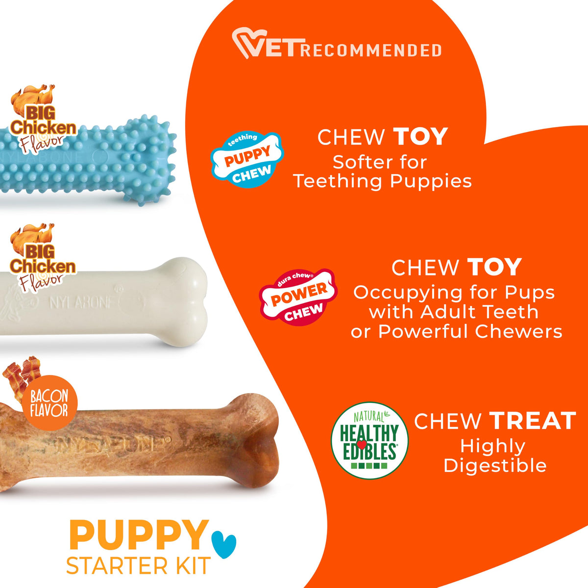 Puppy Teething Toys 3 Pack E7998