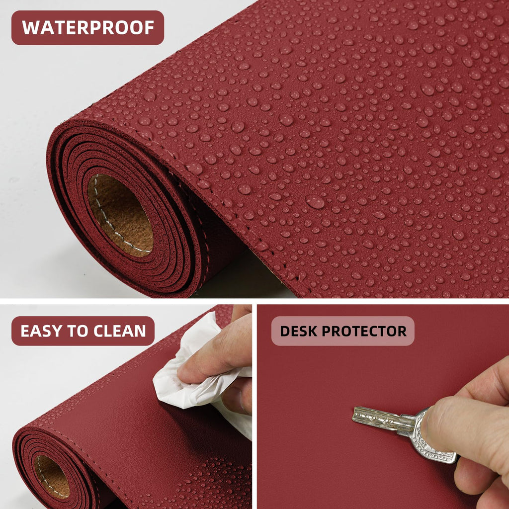 Cork & PU Leather Desk Mat 47" x 23.6" K5245
