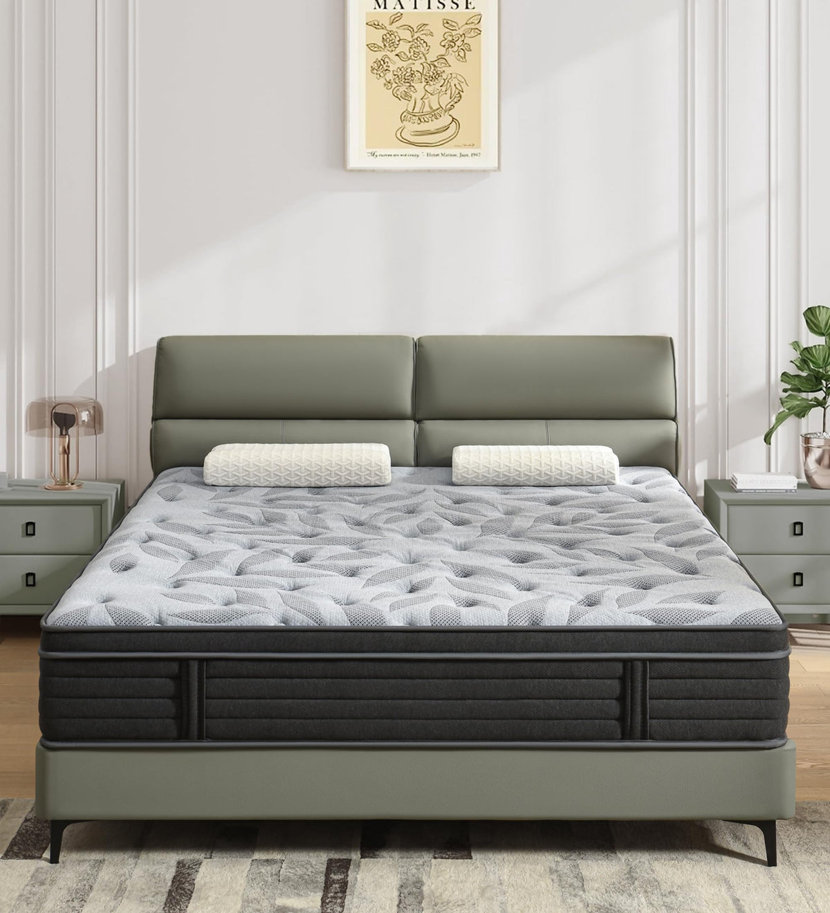 12 Inch Medium Firm Hybrid Mattress S9362