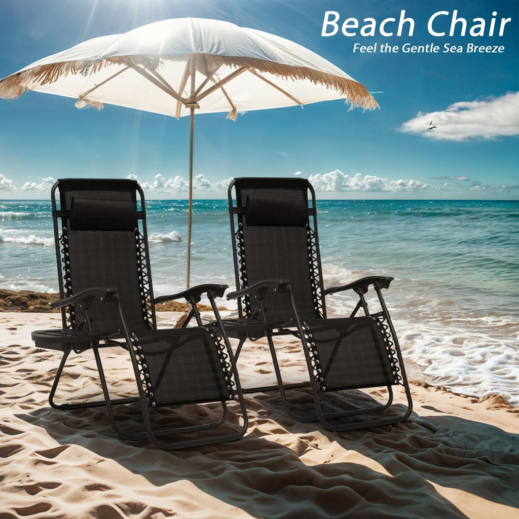 Black Zero Gravity Lounge Chair X3482