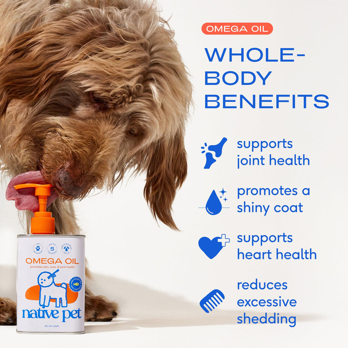 Omega 3 Fish Oil for Dogs & Cats 8oz Z476100