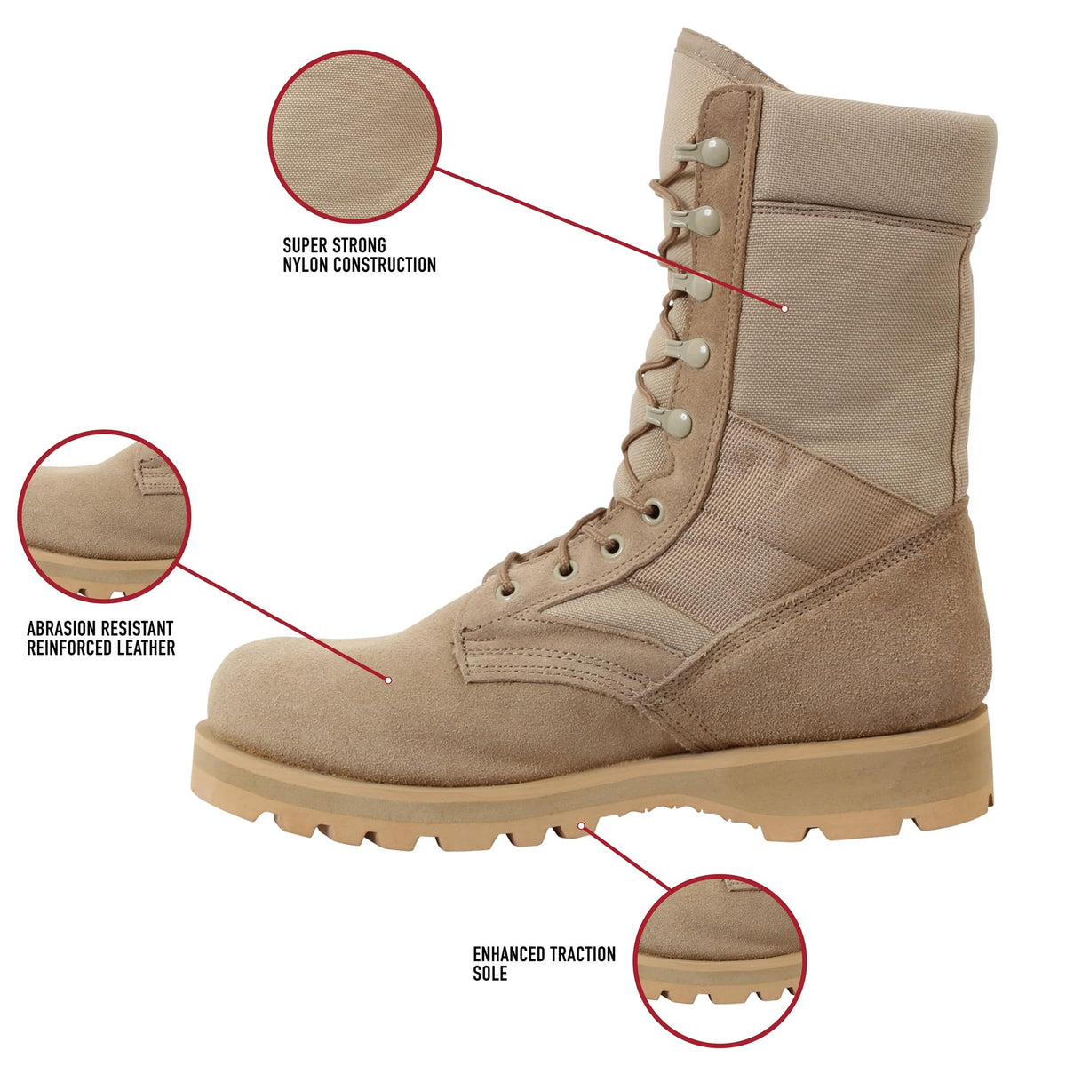 8 Inch Tactical Boots J10090