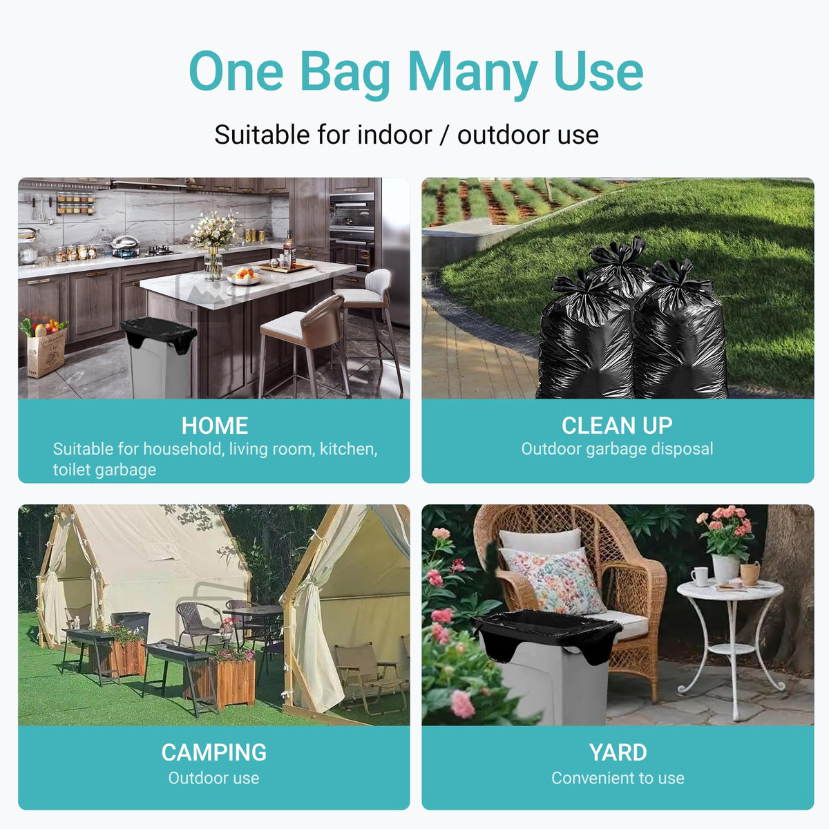 23 Gallon Trash Bags 120 CT 1.2 Mil C575243