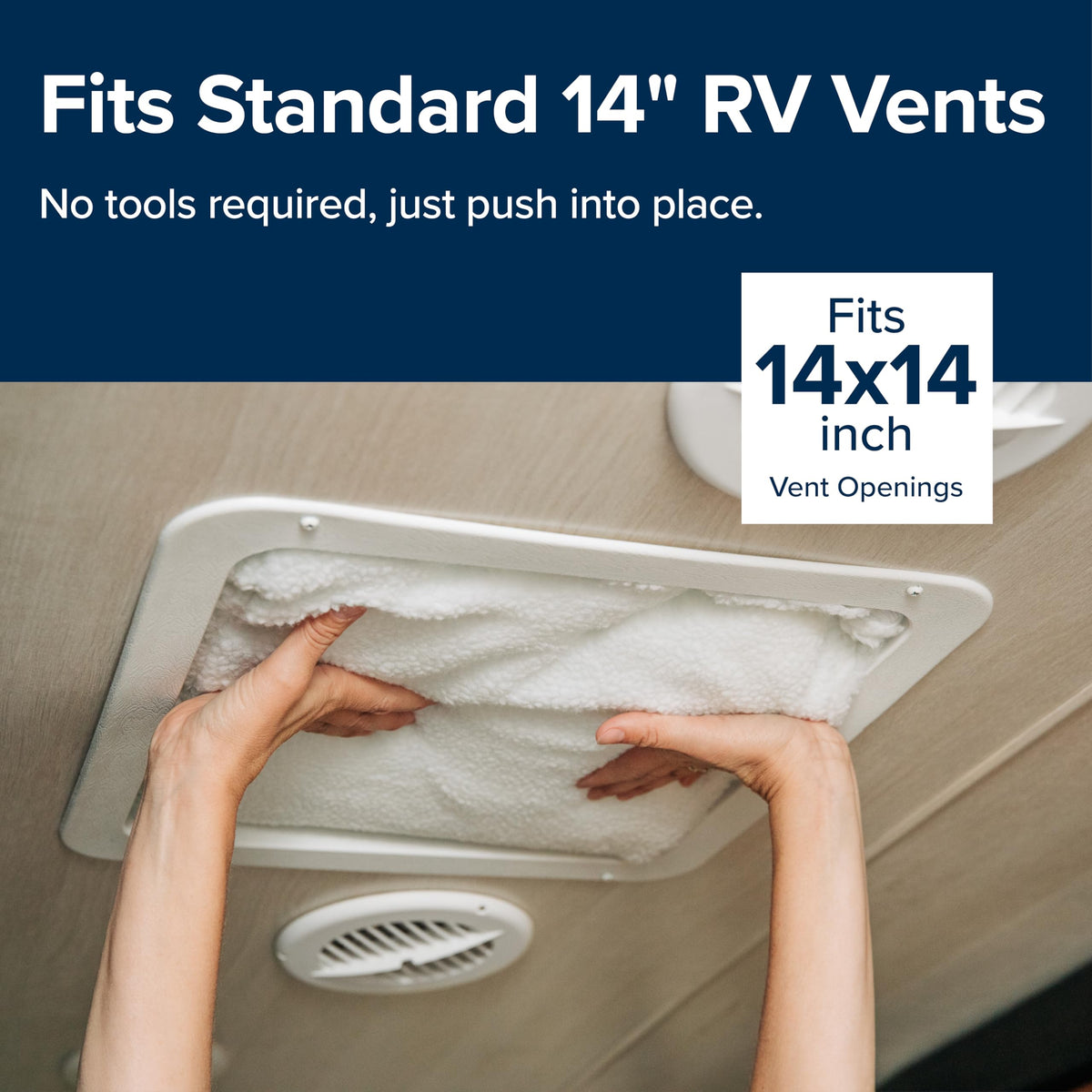 14 Inch RV Vent Insulator Cover J675