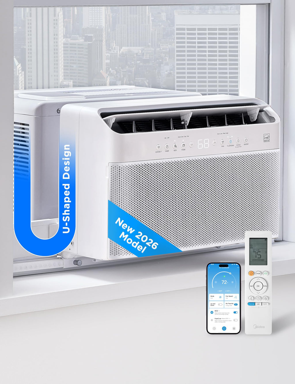 U-Shaped Window Air Conditioner G9657